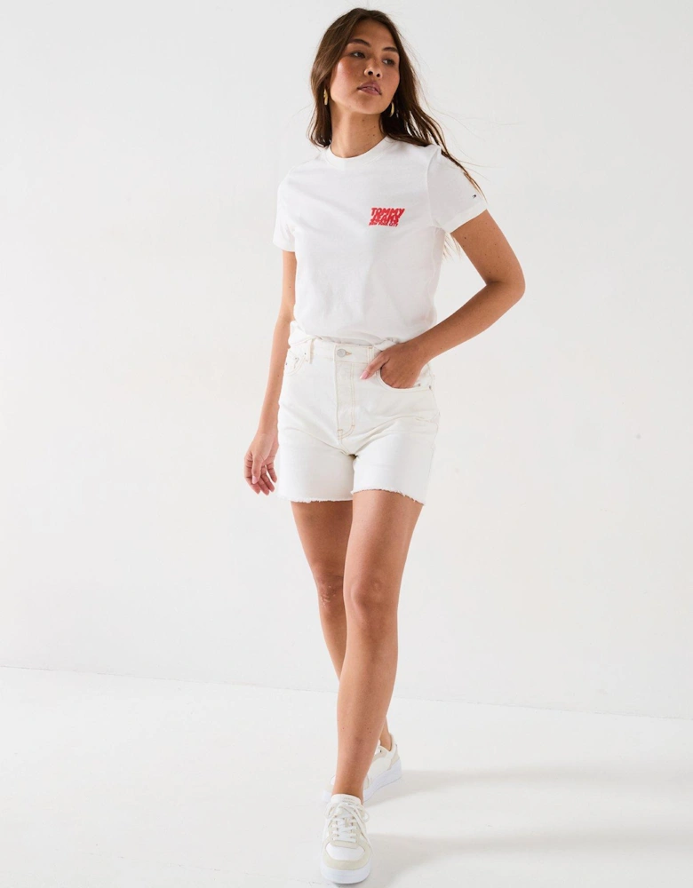 Bubble Logo T-Shirt - White