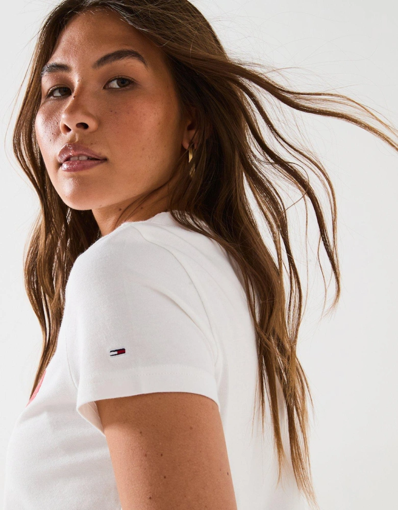 Bubble Logo T-Shirt - White