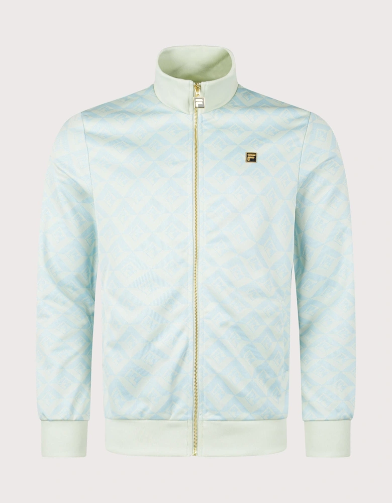 Hank Jacquard Geo Track Top