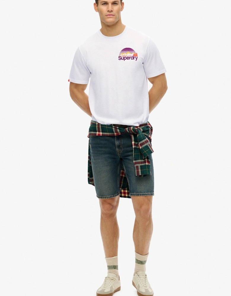 CL Great Outdoors Chest T-Shirt - White