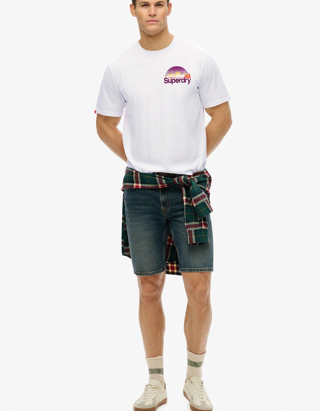 CL Great Outdoors Chest T-Shirt - White