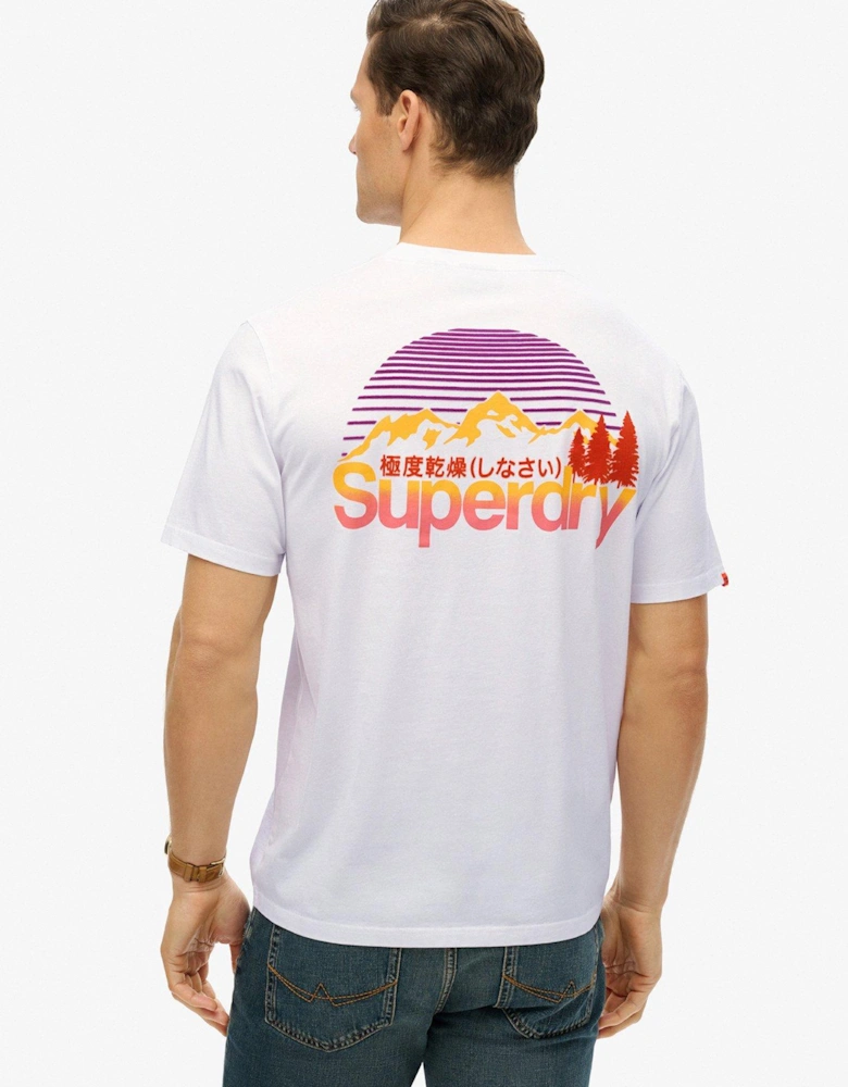 CL Great Outdoors Chest T-Shirt - White