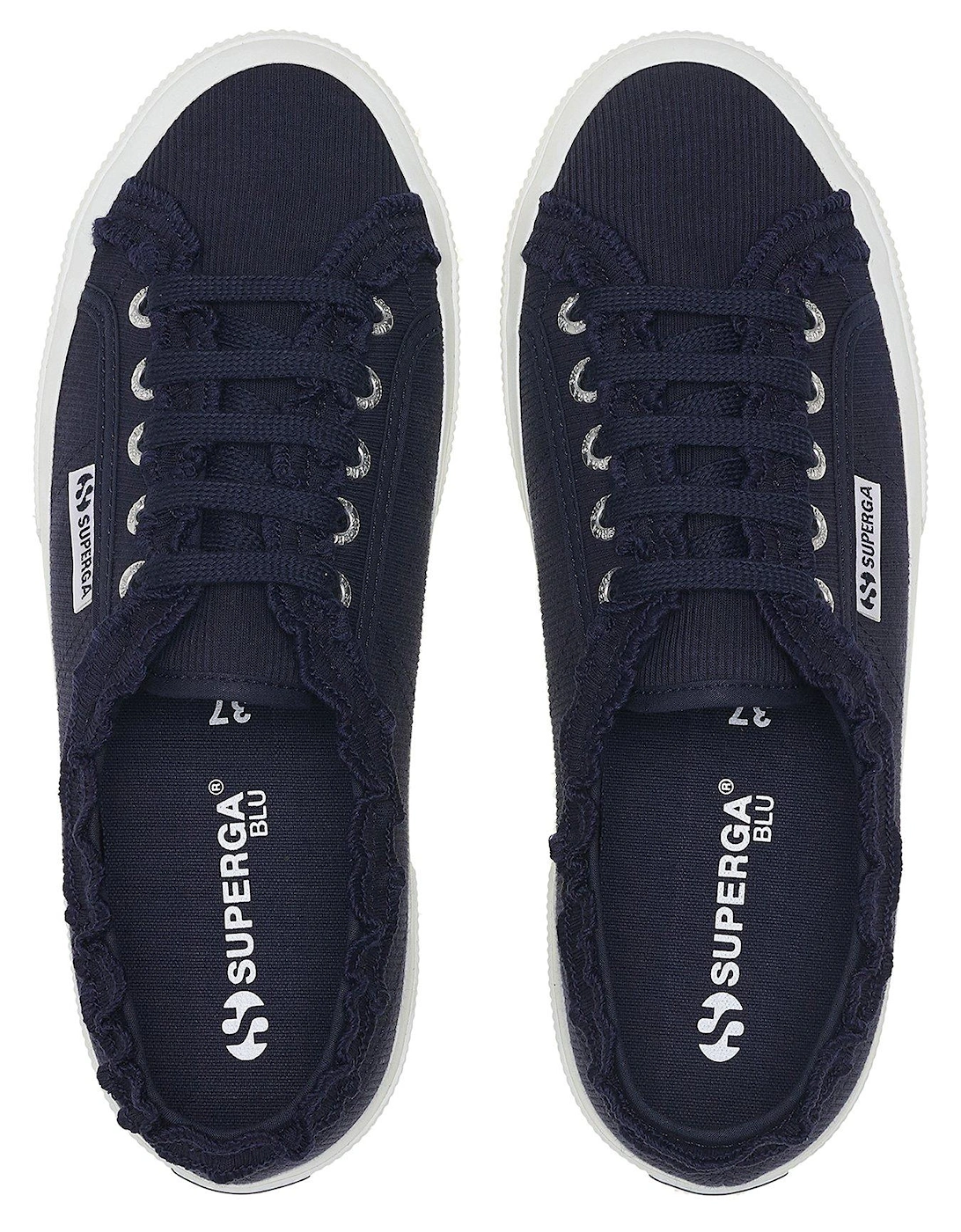 3750 Jersey Rouches Leggera Plimsoll - Navy