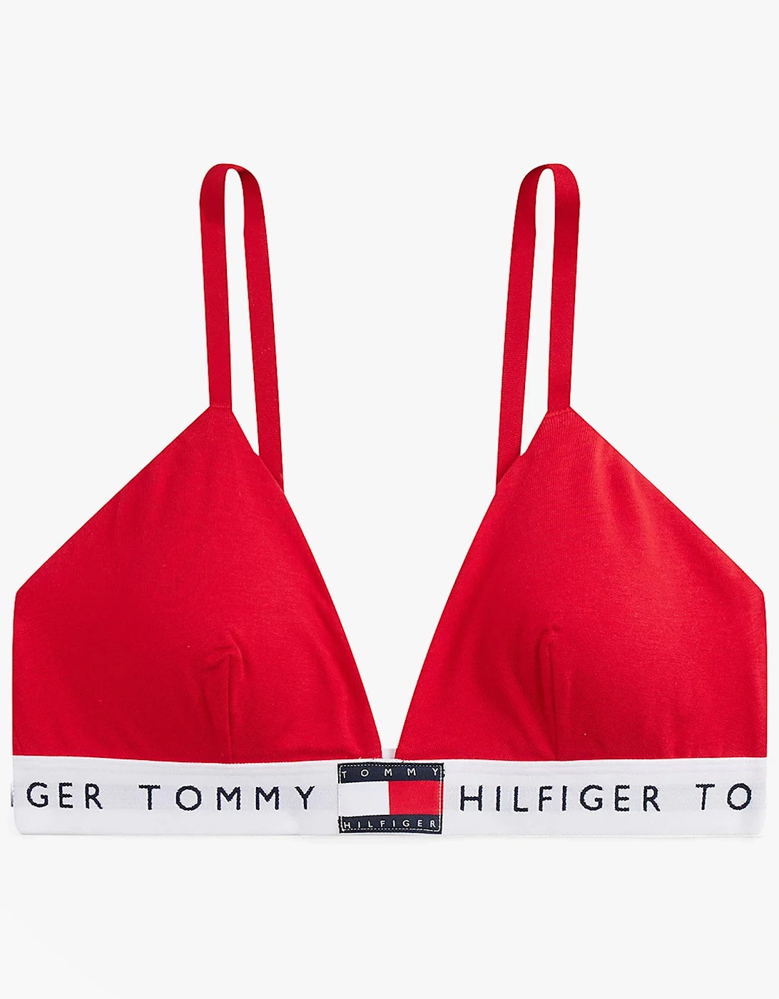 HERITAGE LOGO Womens Padded Bralette Primary Red, 5 of 4