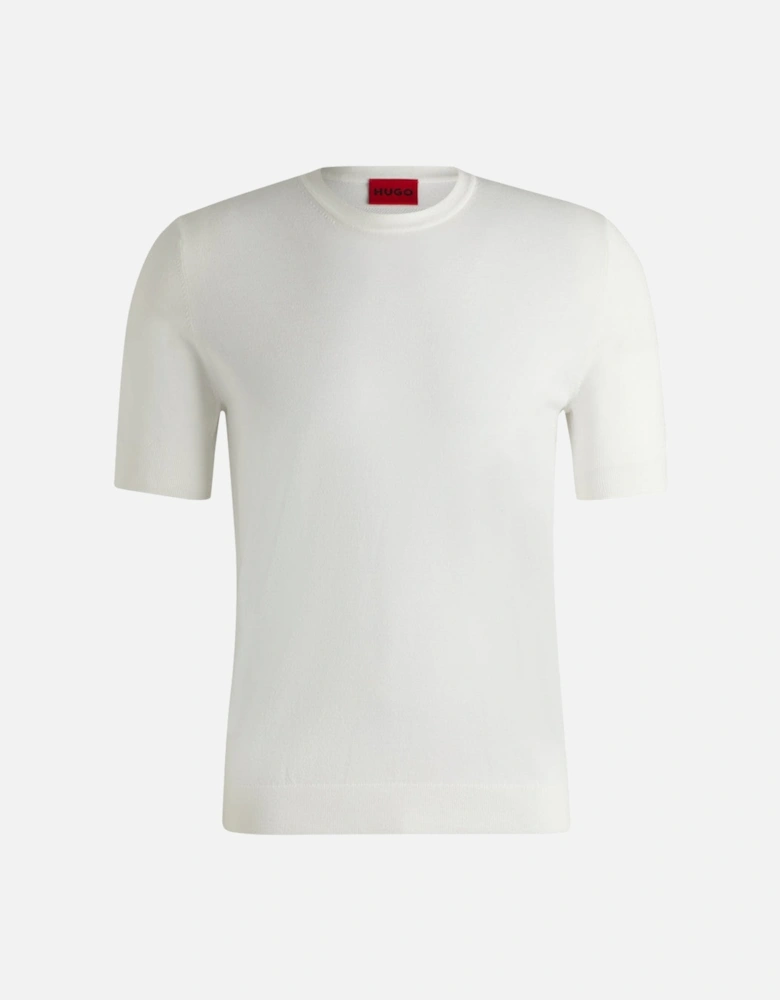 HUGO San Carl-CV Sweater 102 Natural