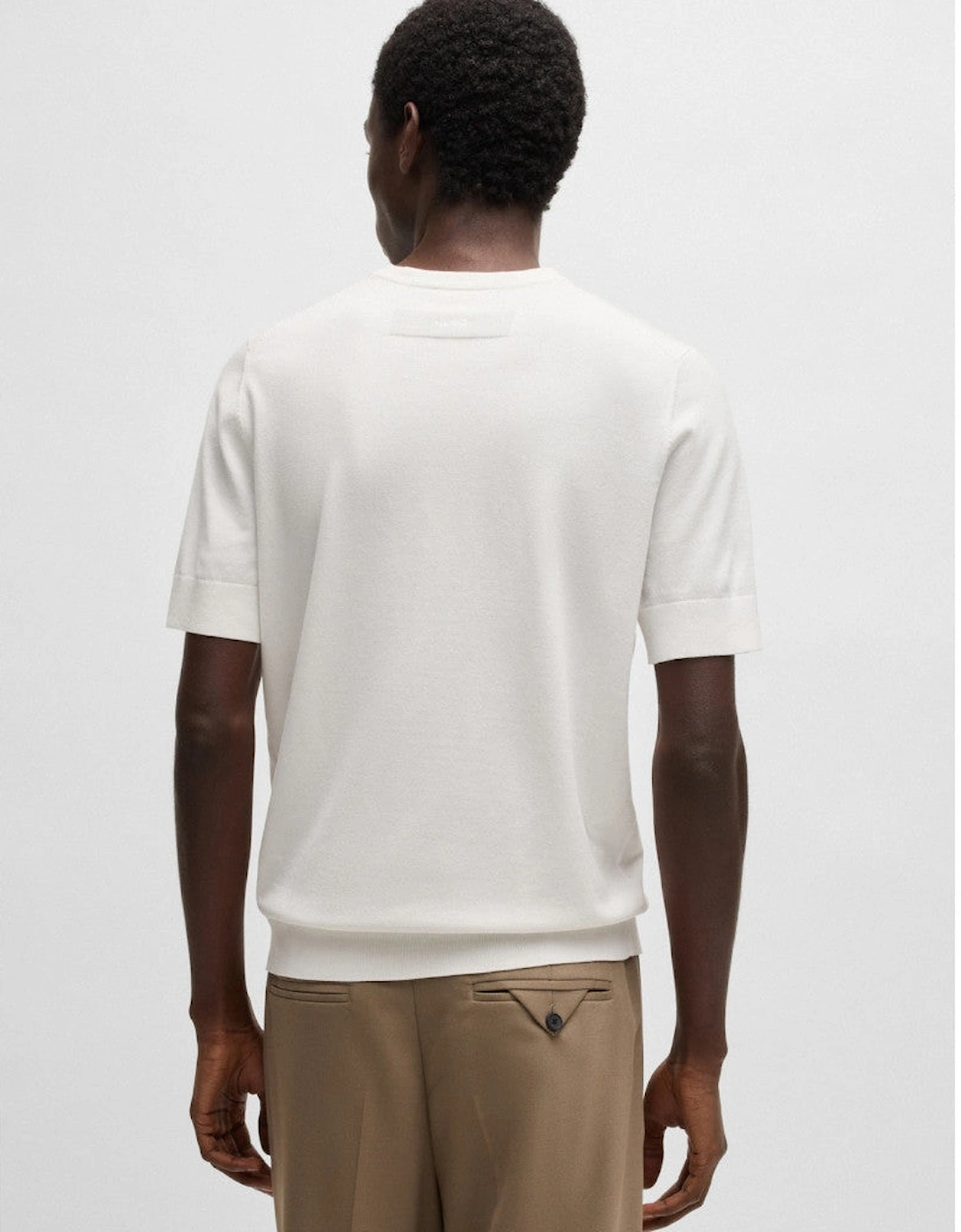 HUGO San Carl-CV Sweater 102 Natural