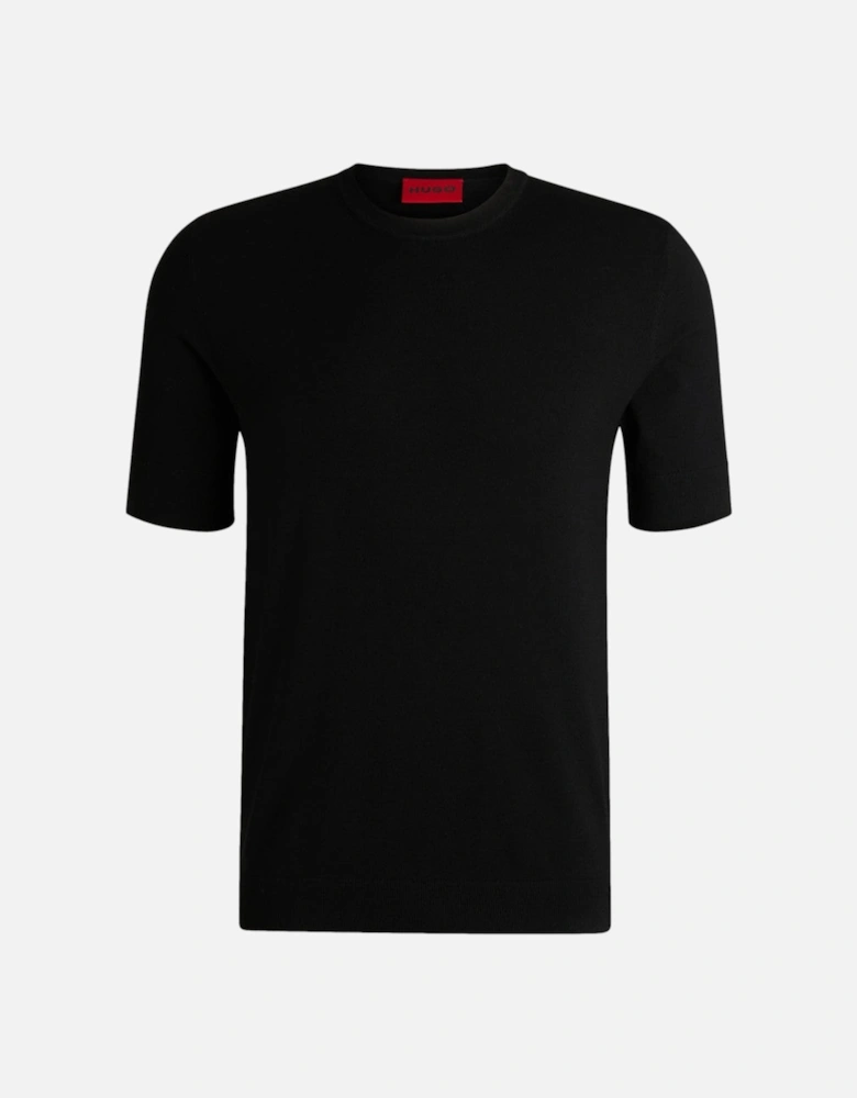 HUGO San Carl-CV Sweater 001 Black