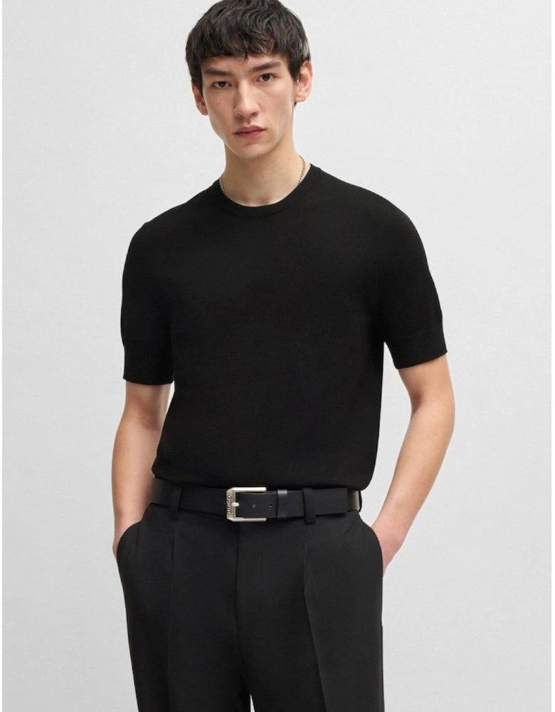 HUGO San Carl-CV Sweater 001 Black