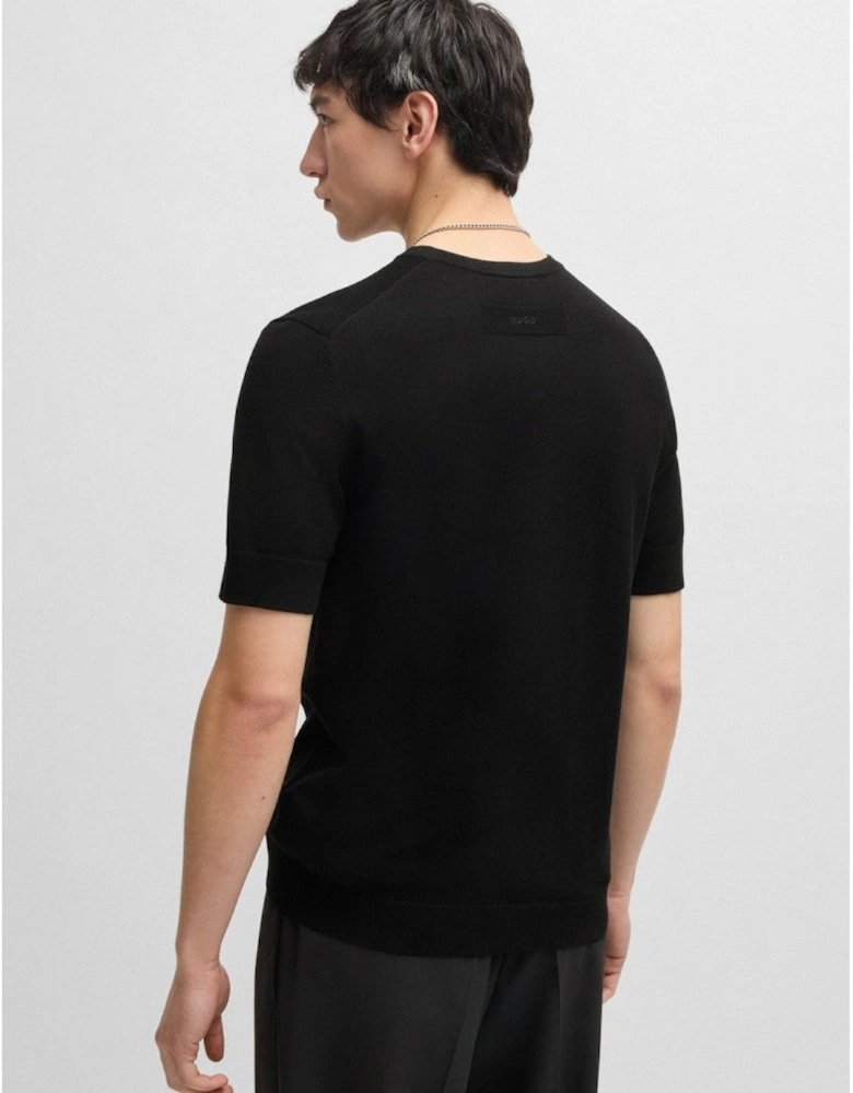 HUGO San Carl-CV Sweater 001 Black