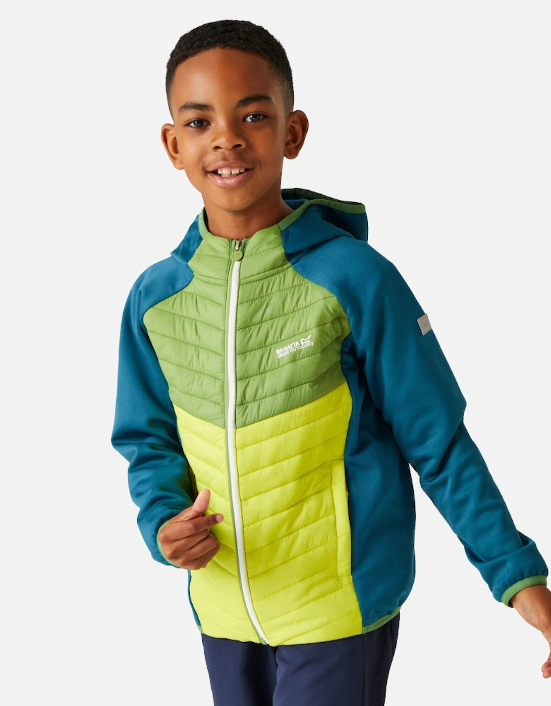 Boys Kielder VIII Hybrid Full Zip Padded Jacket, 5 of 4