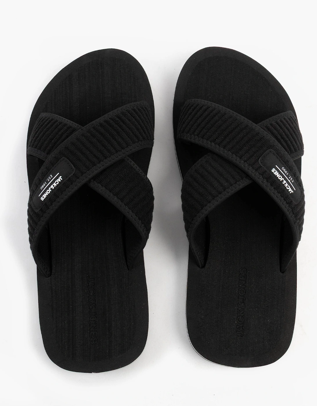 KRISKROS Mens Sandals Anthracite, 7 of 6