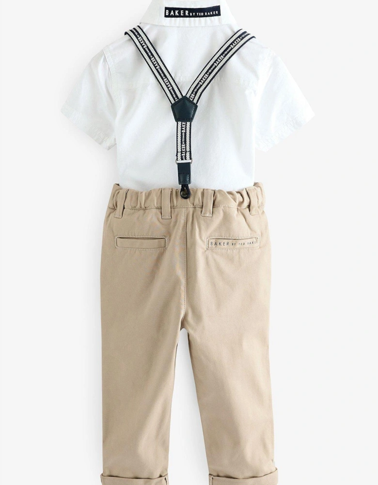 Boys Shirt And Chino Trouser Set - Multi