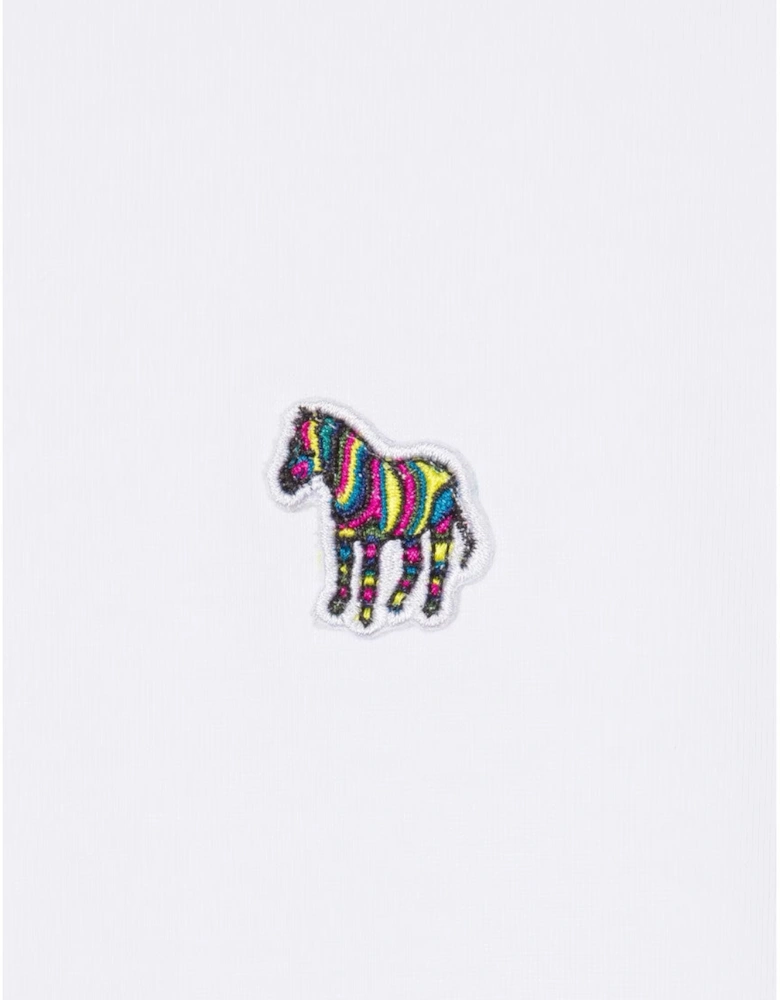 PS Reg Fit Zebra T-Shirt S2-25 01 WHITE