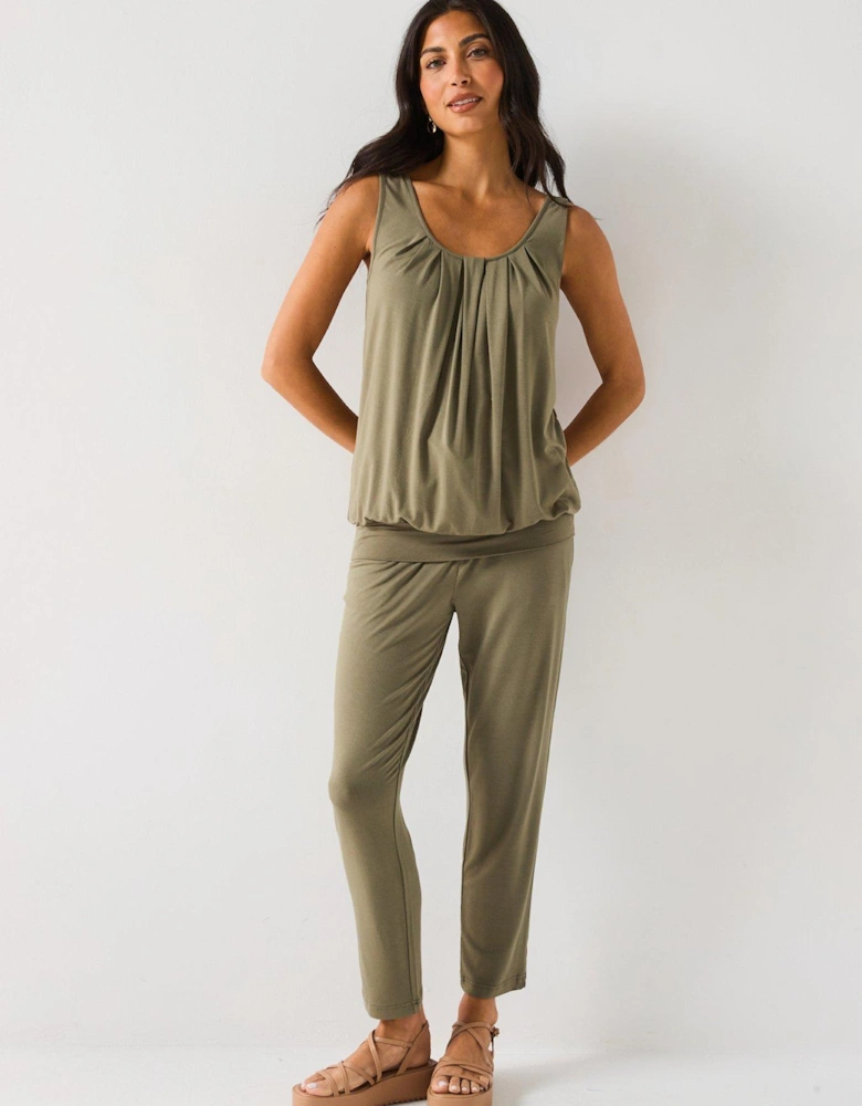 Tapered Leg Trouser - Khaki