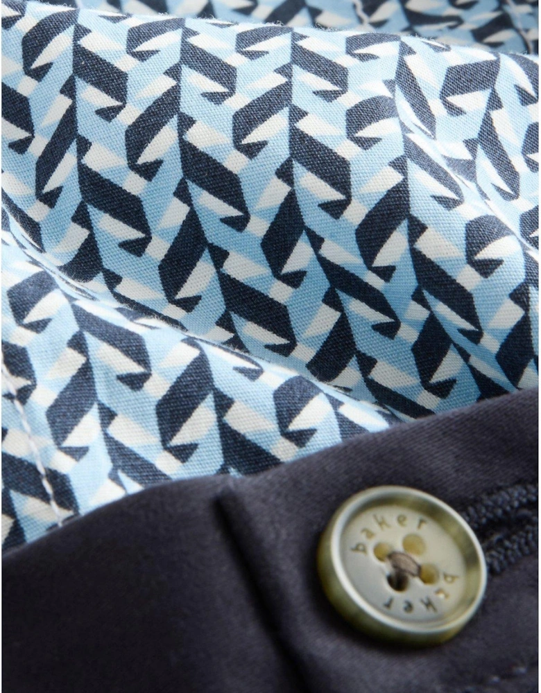 Boys Shirt And Trouser Set - Navy
