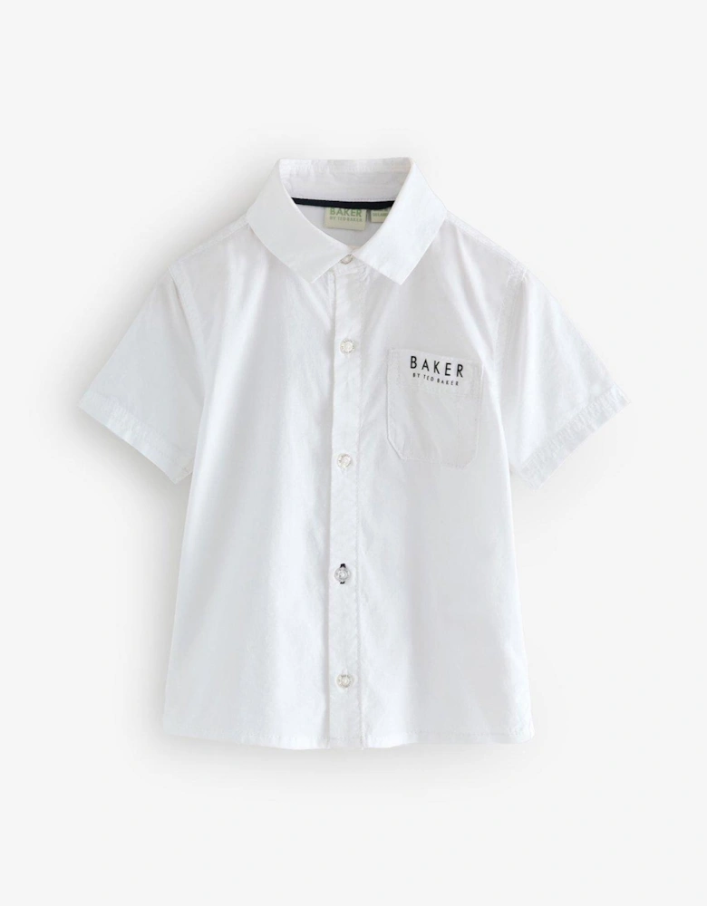 Boys Shirt And Trouser Set - Blue