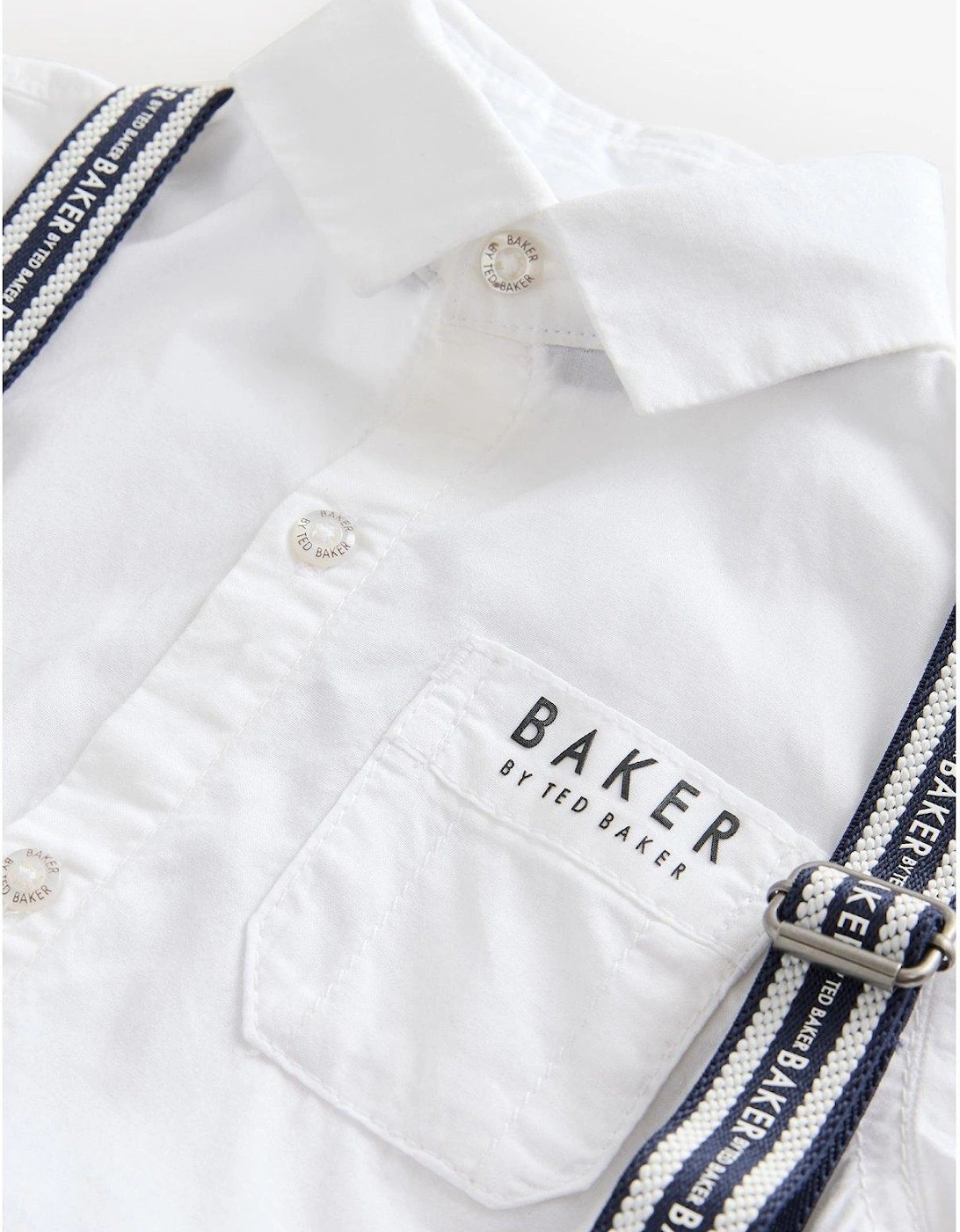 Boys Shirt And Trouser Set - Blue