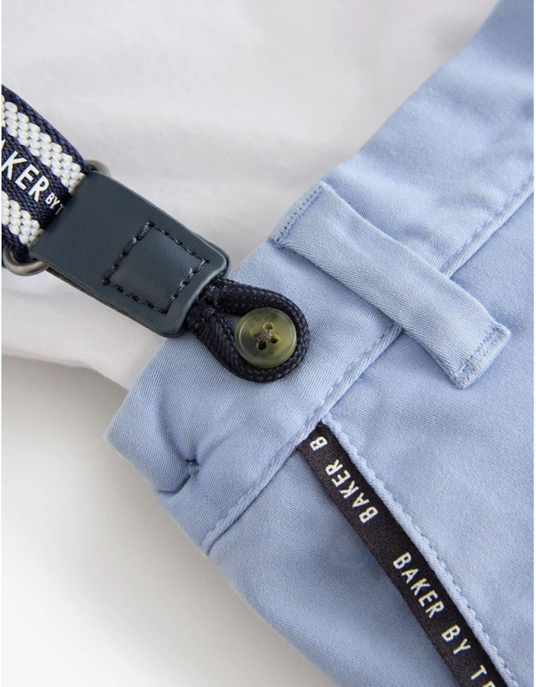 Boys Shirt And Trouser Set - Blue