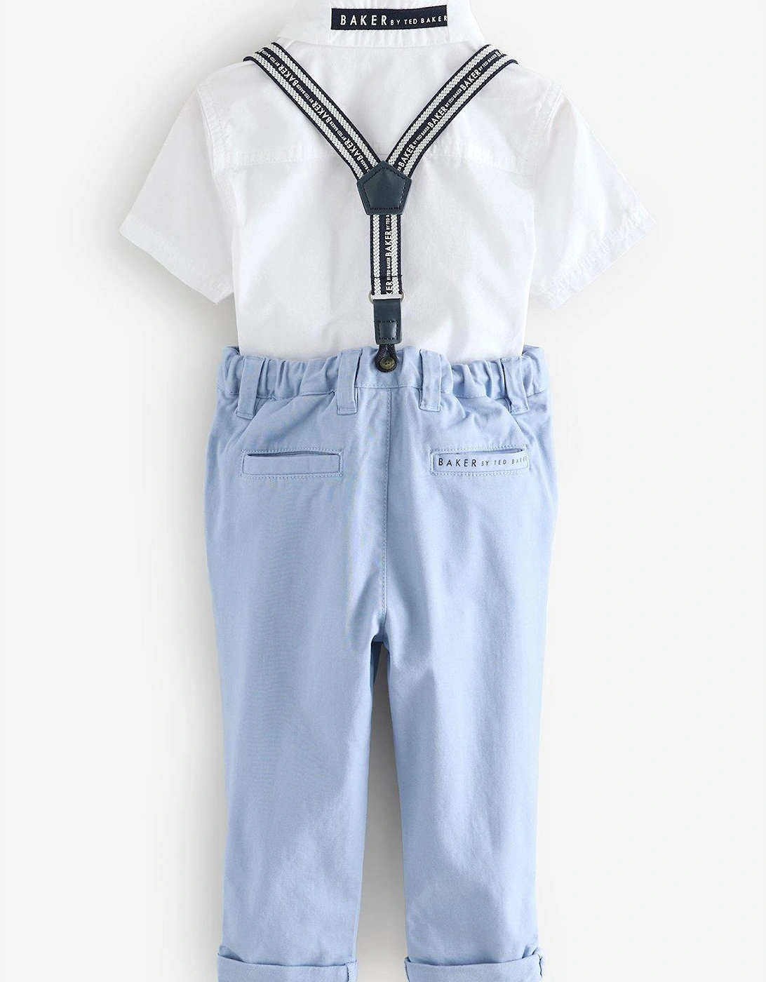 Boys Shirt And Trouser Set - Blue