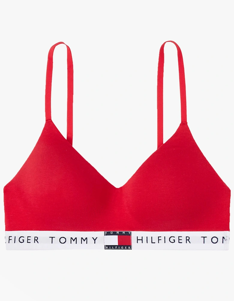 HERITAGE Womens Padded Push-Up Bralette Primary Red
