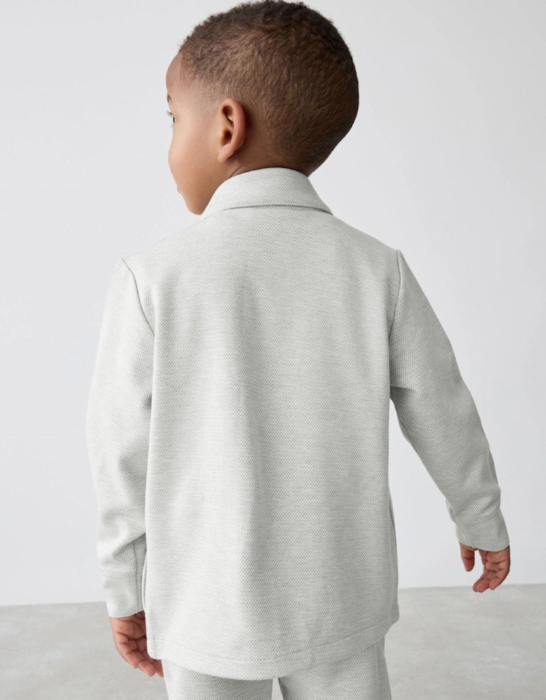 Jacket, Top & Trouser Set - Grey