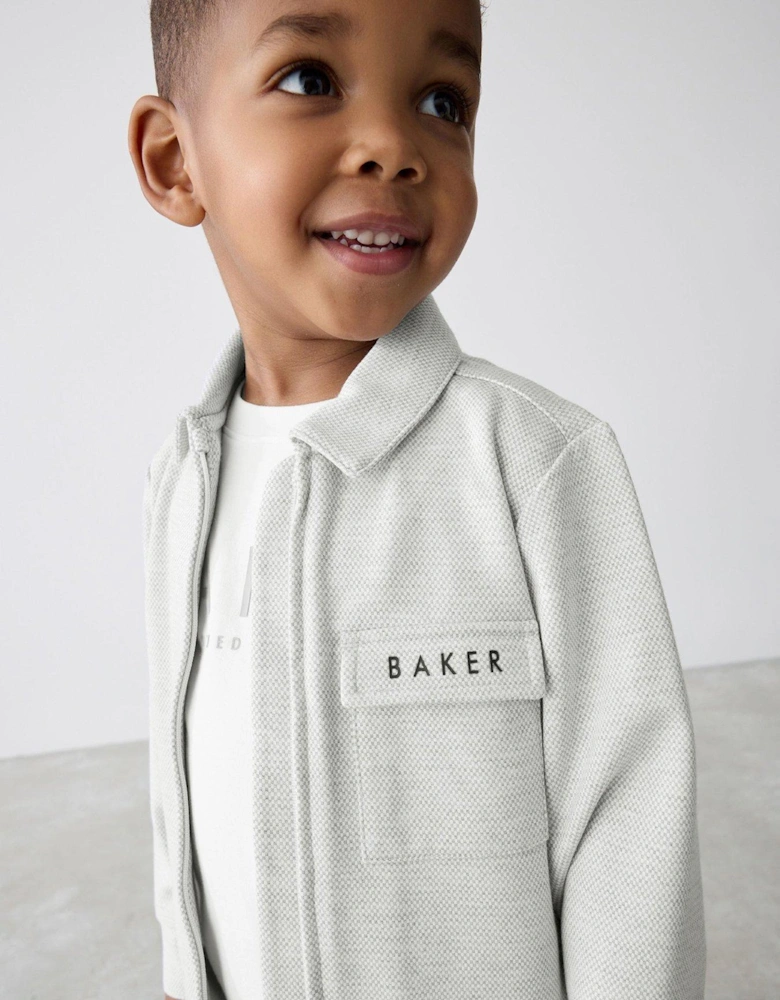 Jacket, Top & Trouser Set - Grey