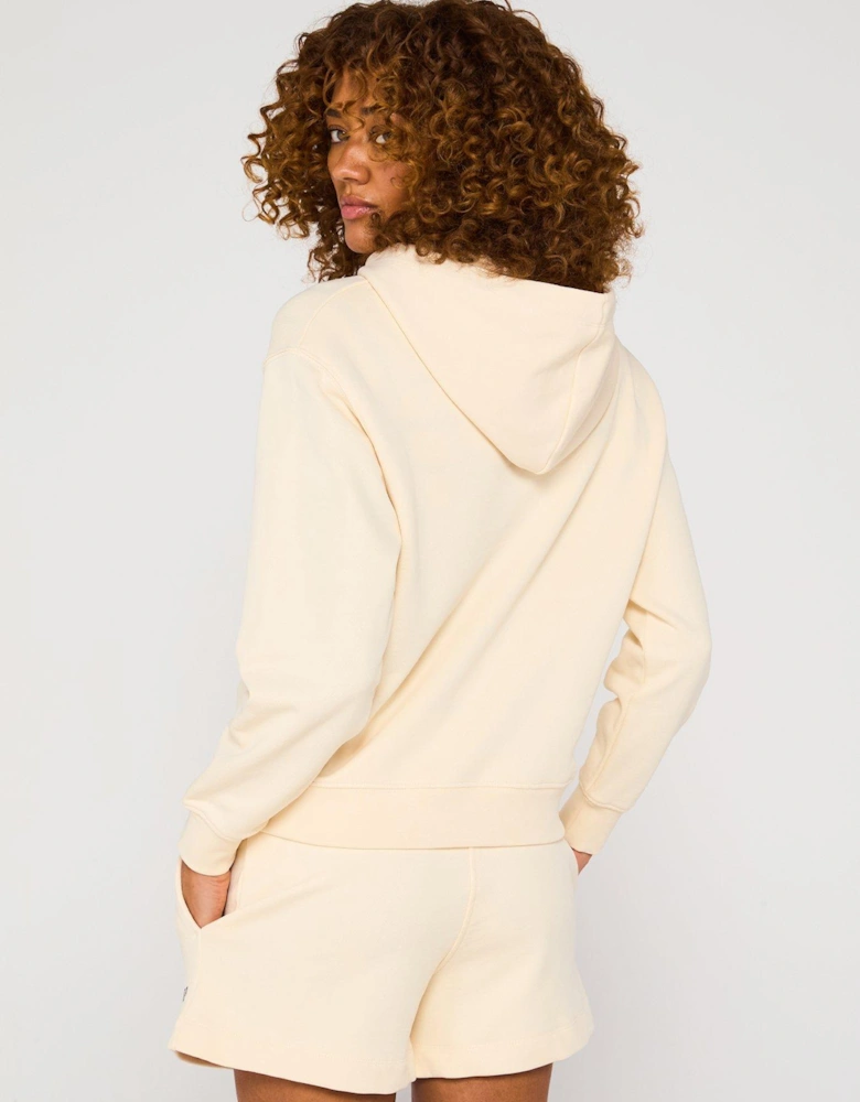 Chest Logo Hoodie - Cream