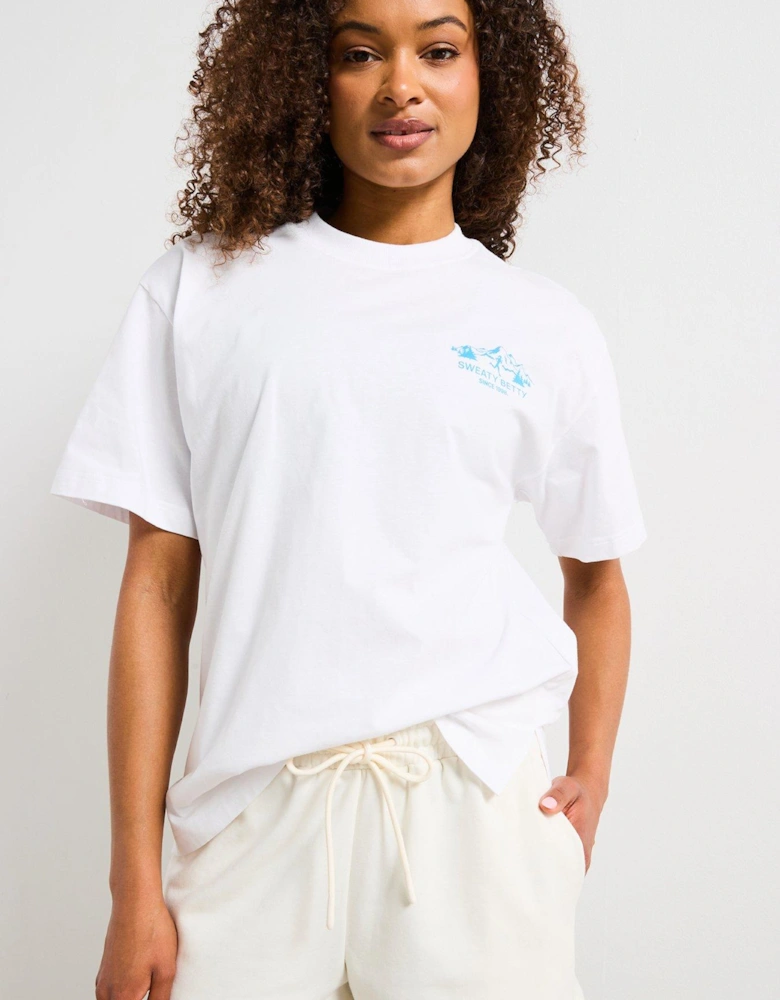Womens Training Revive Boxy Short - White