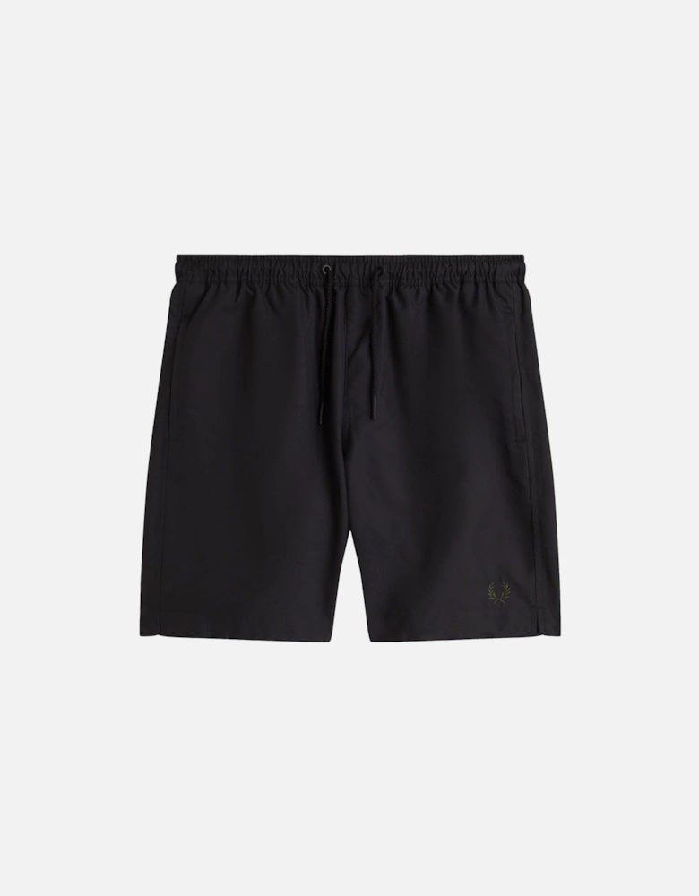 Classic Swim Shorts Black/Court Green