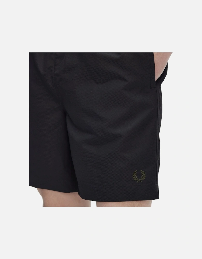 Classic Swim Shorts Black/Court Green
