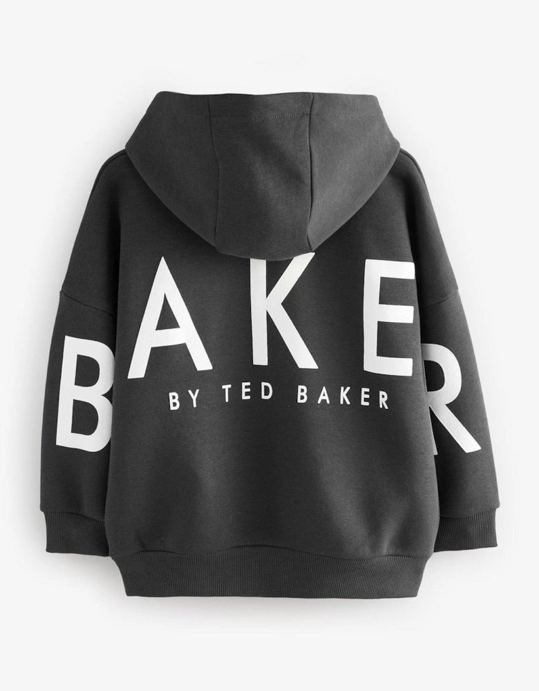 Boys Logo Hoodie - Grey