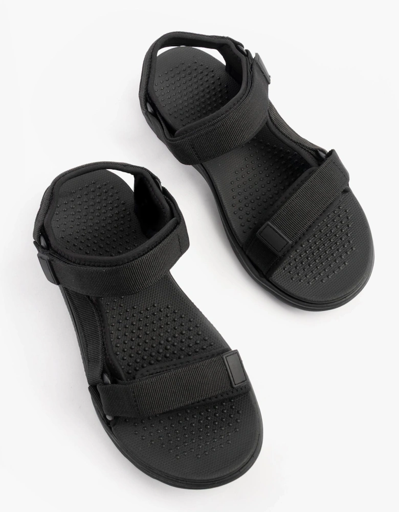 TREK Mens Sandals Black