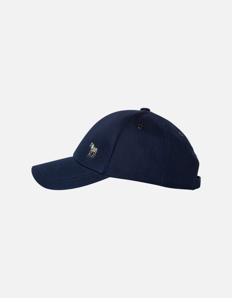 Zebra Baseball Cap, Navy