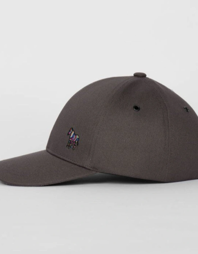 Zebra Baseball Cap, Grey