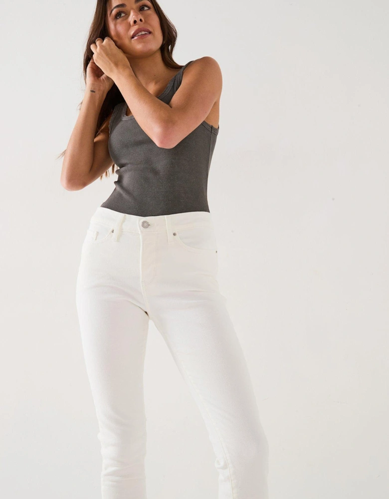311™ Shaping Skinny Capri Jeans - Soft Clean White