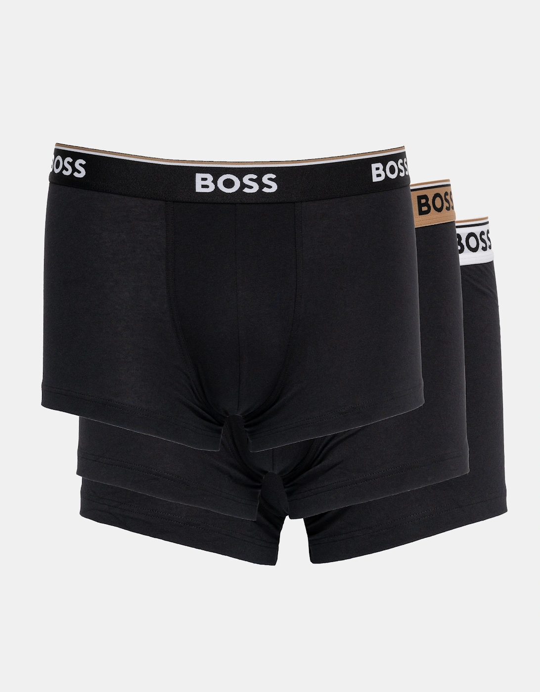 BOSS Orange Power Mens 3-Pack Trunks, 2 of 1