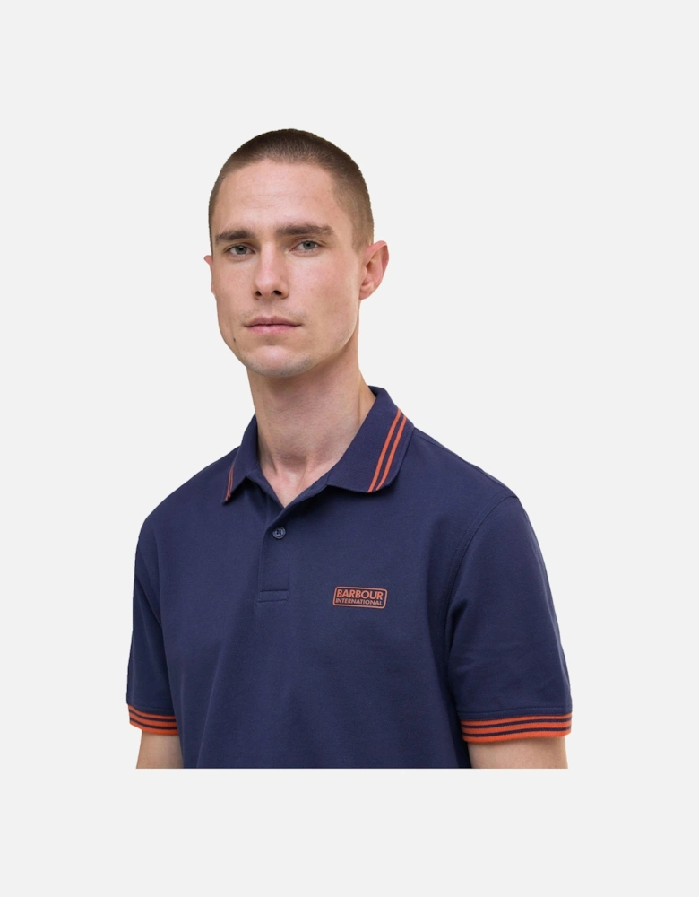 BARBOUR CALIBRATED POLO PIGMENT NAVY