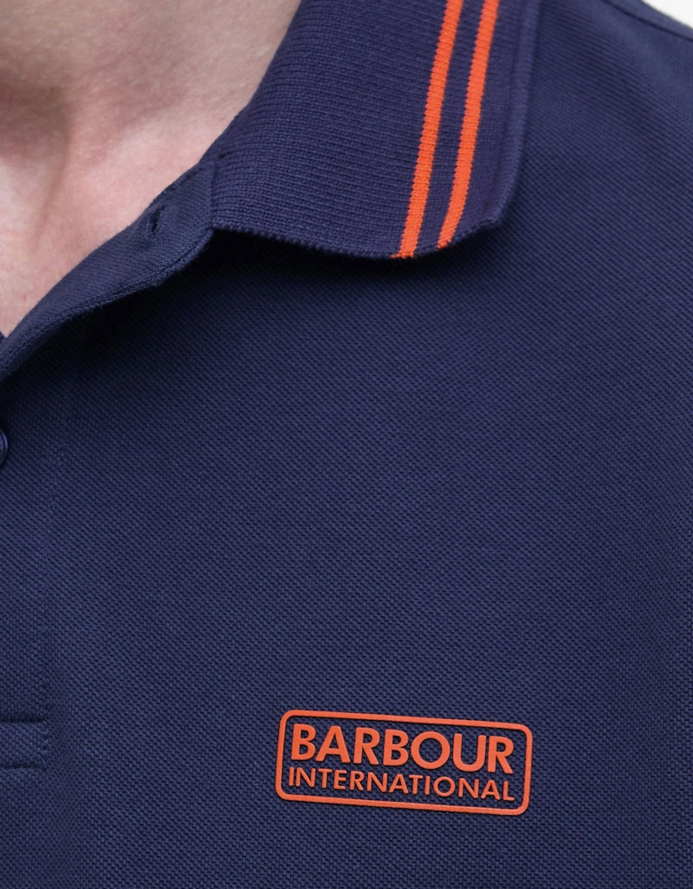 BARBOUR CALIBRATED POLO PIGMENT NAVY