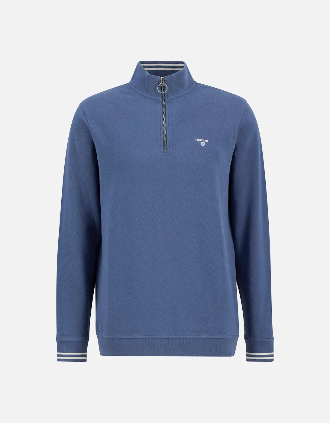 ROSFORD HALF ZIP SWEATSHIRT DARK DENIM, 5 of 4