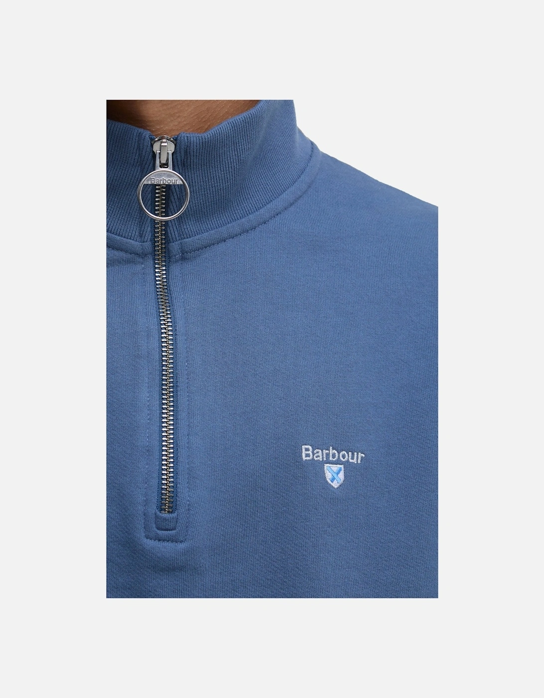 ROSFORD HALF ZIP SWEATSHIRT DARK DENIM