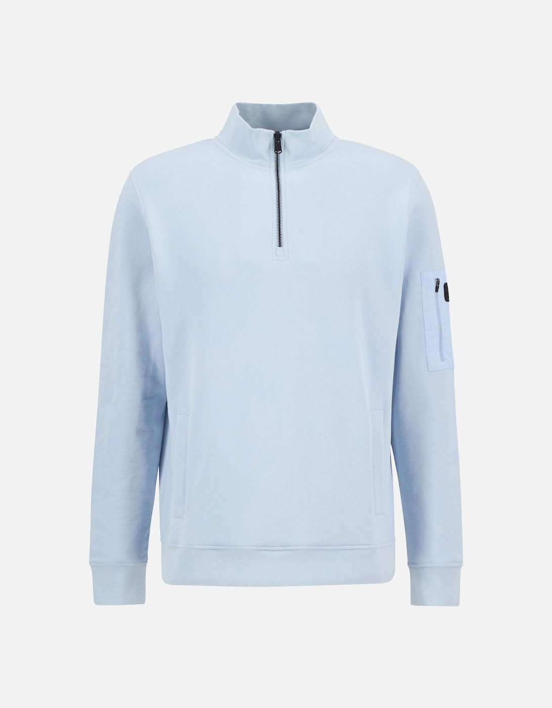 EWAN FUNNEL NECK SWEATSHIRT HERITAGE BLUE, 5 of 4