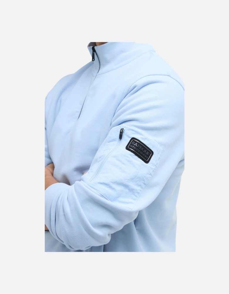 EWAN FUNNEL NECK SWEATSHIRT HERITAGE BLUE
