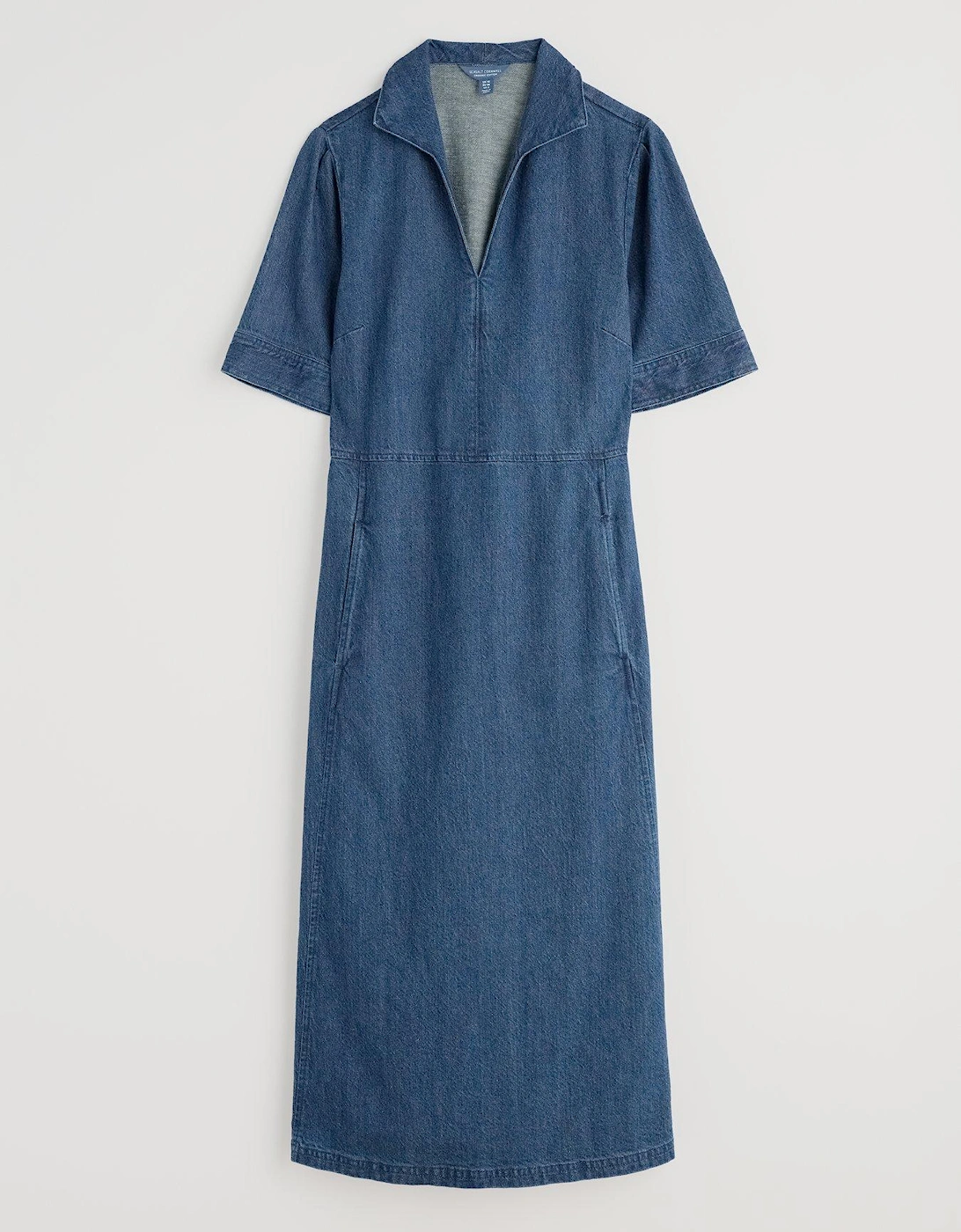 Fen Violet Denim Dress - Blue