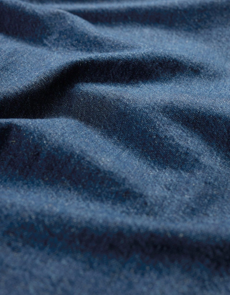 Fen Violet Denim Dress - Blue
