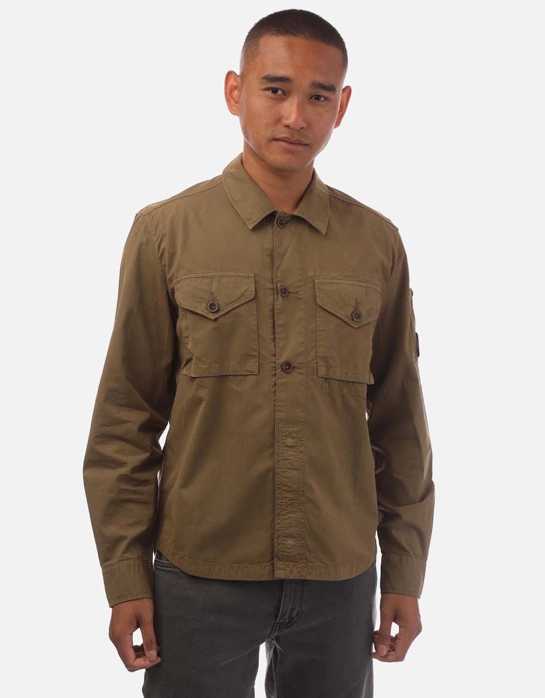 Gabardine Buttoned Pocket Shirt, 5 of 4