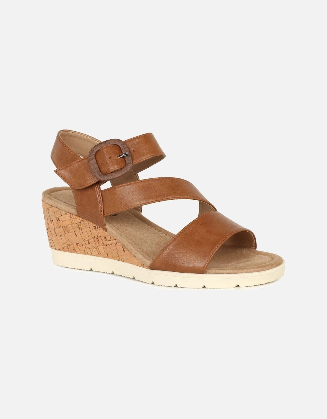 Eloise 01 Womens Wedge Heel Sandals, 19 of 18