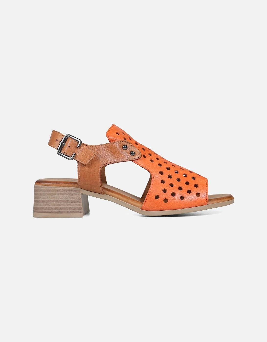 Wren Womens Extra Wide Heeled Sandals, 7 of 6