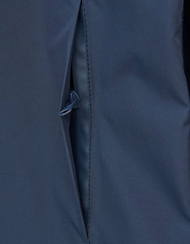 Women's Thermosealed Raincoat Navy Blue