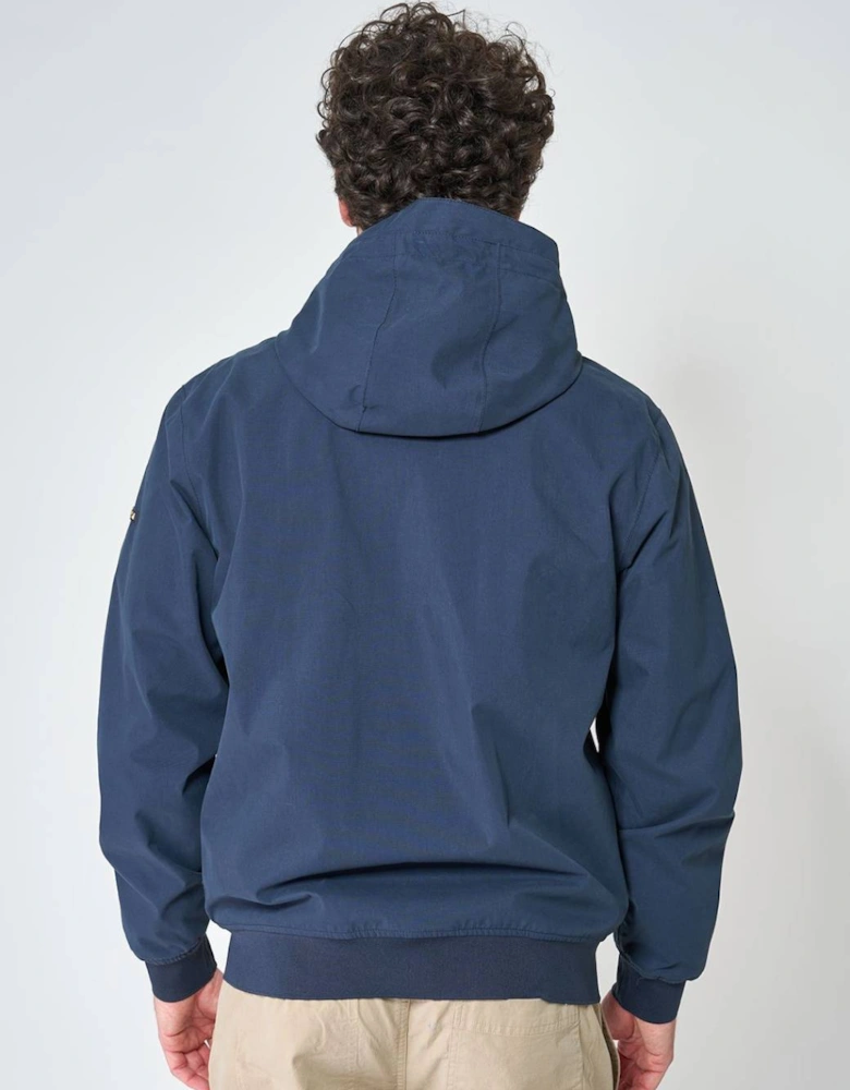 Men's Waterproof Cotton Jacket Navy Blue
