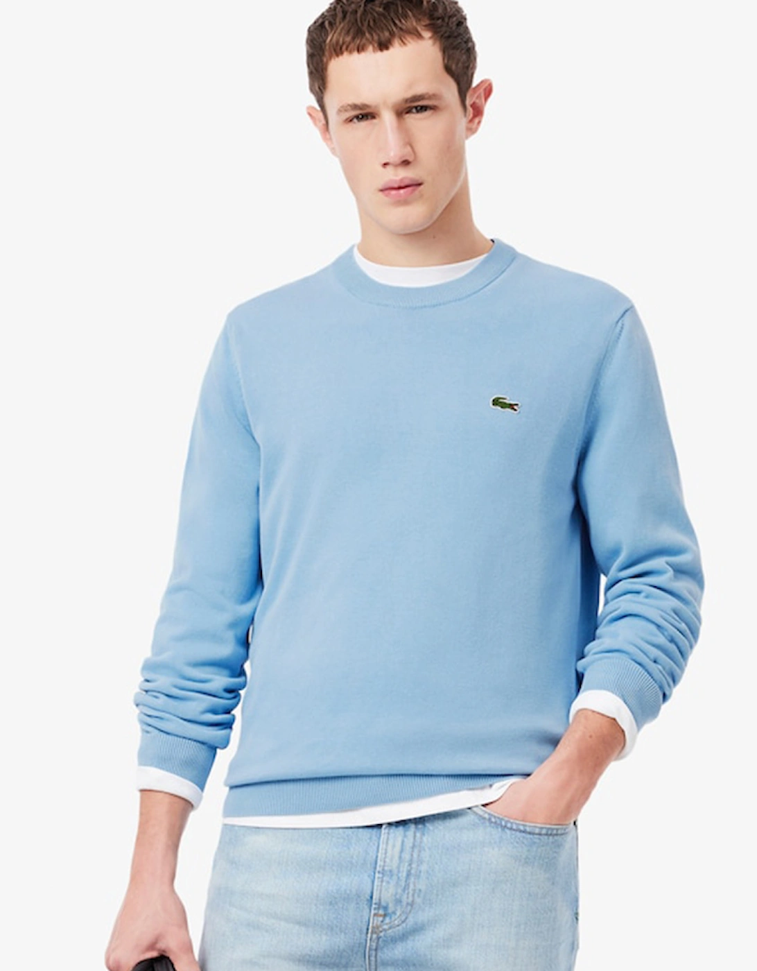 Monochrome Crew Neck Cotton Sweater, 4 of 3